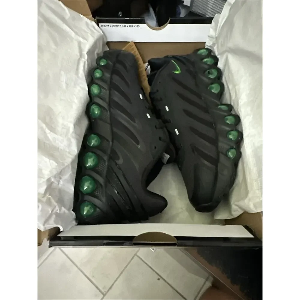 New Kids Size 6.5Y Nike Air Max DN8 Black Green Strike GS HF7310-006 Women's 8